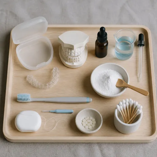 Eau oxygénée et dents : usages, risques et alternatives pour un sourire aligné et lumineux